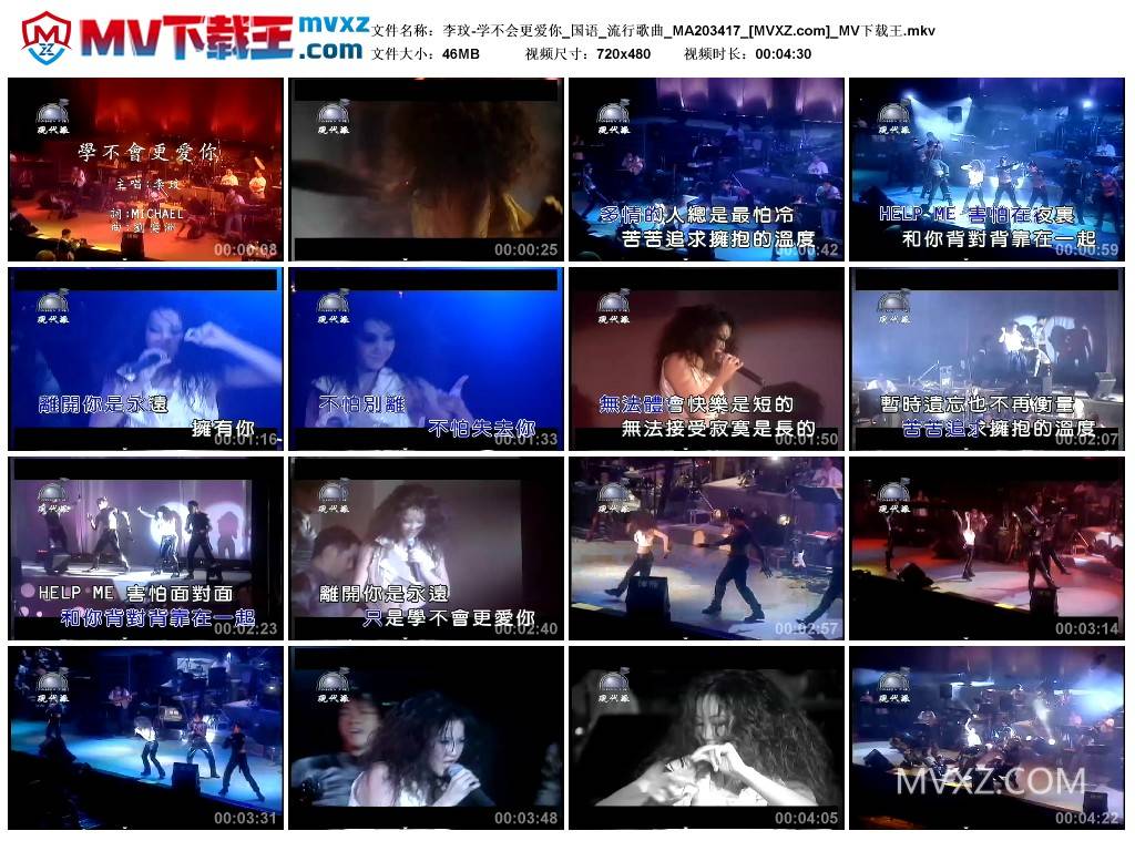 李玟-学不会更爱你_国语_流行歌曲_MA203417